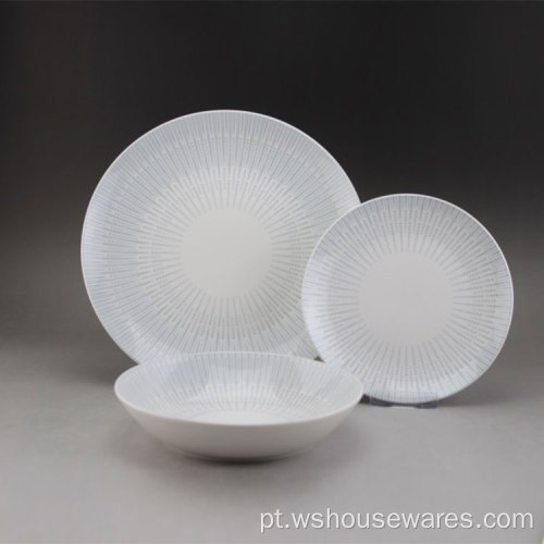 Louça de porcelana de cerâmica de cerâmica popular de alta qualidade